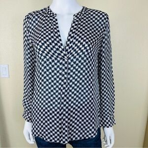 Joie Silk Blouse V Neck Size XS